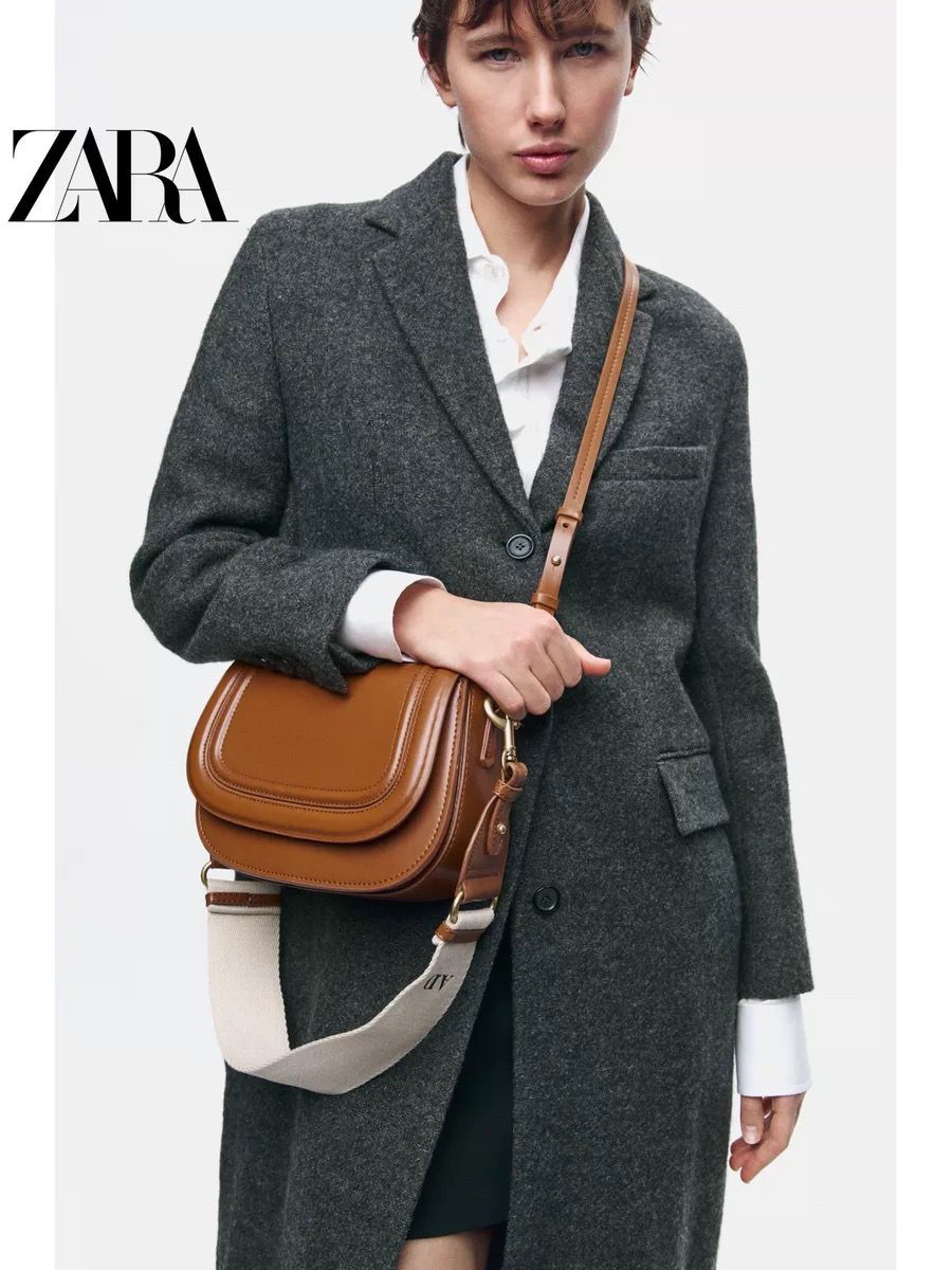 Buy First Copy Zara Saddle Broad Canvas Strap Crossbody Bag For Women - Master Quality 7A Mirror at Lowest Price Online India
