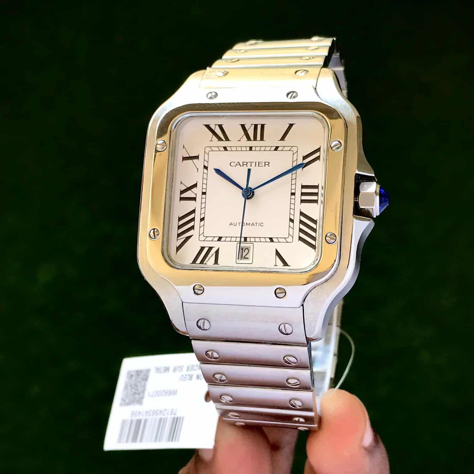 Buy First Copy Cartier Santos Automatic Men’s Watch - Master Quality 7A Mirror at Lowest Price Online India