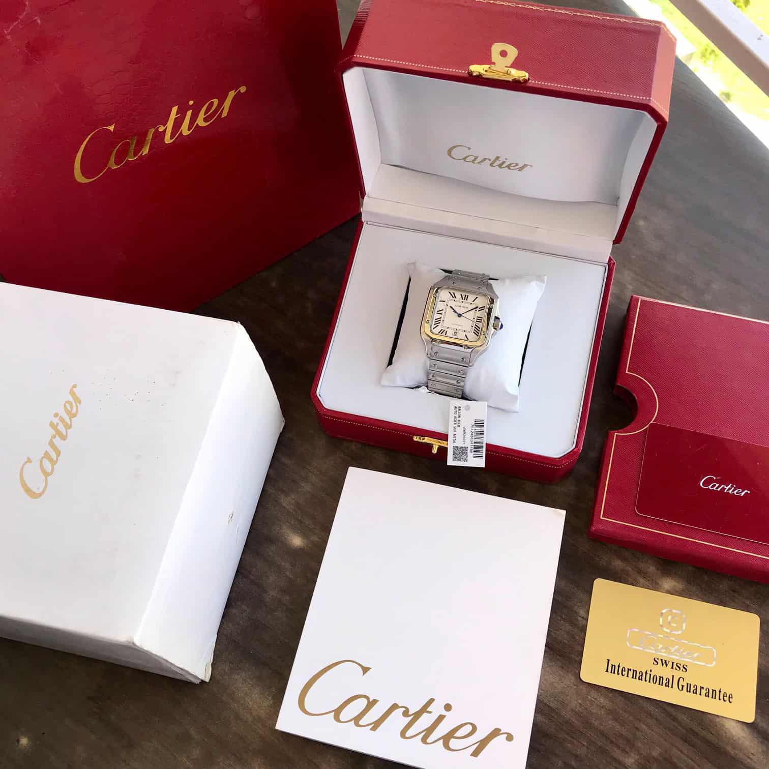 Buy First Copy Cartier Santos Automatic Men’s Watch - Master Quality 7A Mirror at Lowest Price Online India