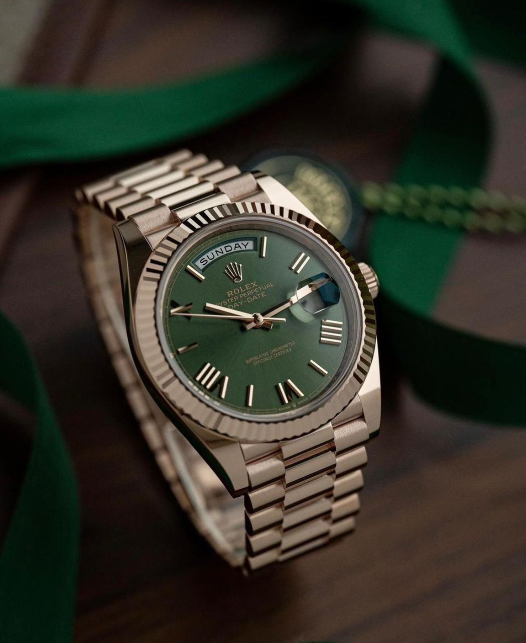 Buy First Copy Rolex Oyster Perpetual Day-date Automatic Men’s Watch 40mm Gold - Master Quality 7A Mirror at Lowest Price Online India