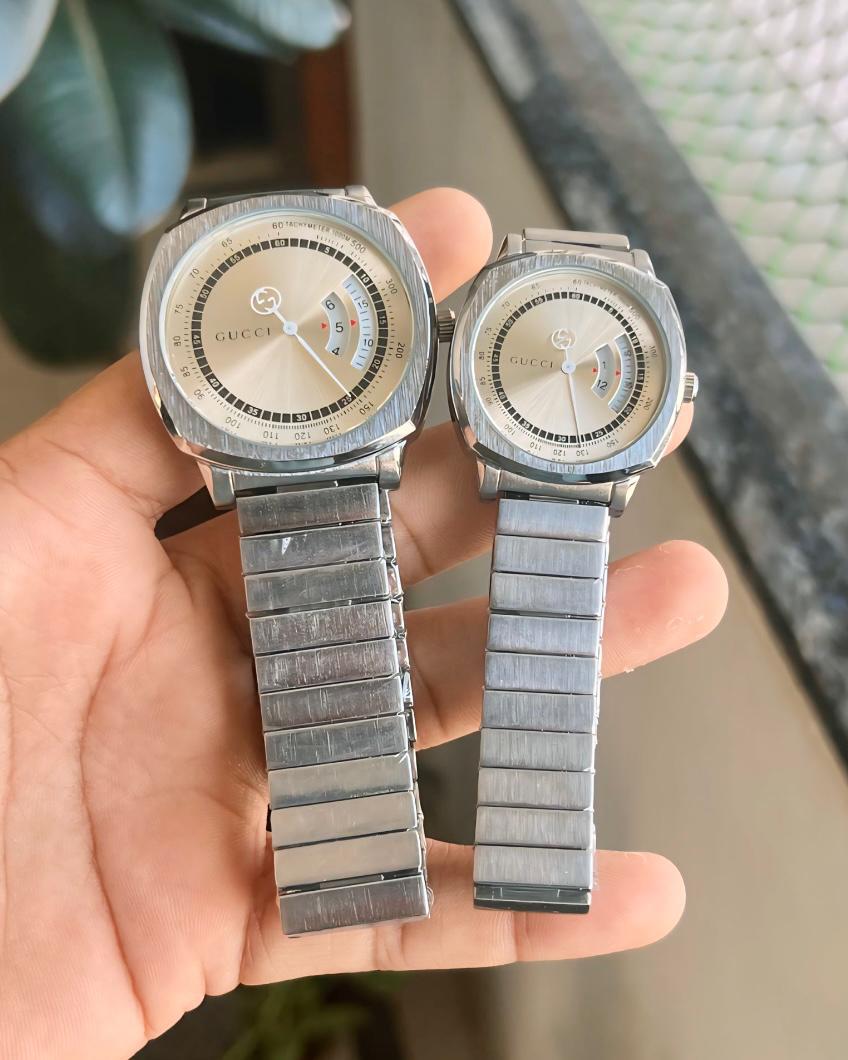 Buy First Copy Gucci couples Watches Quartz Movement - Master Quality 7A Mirror at Lowest Price Online India