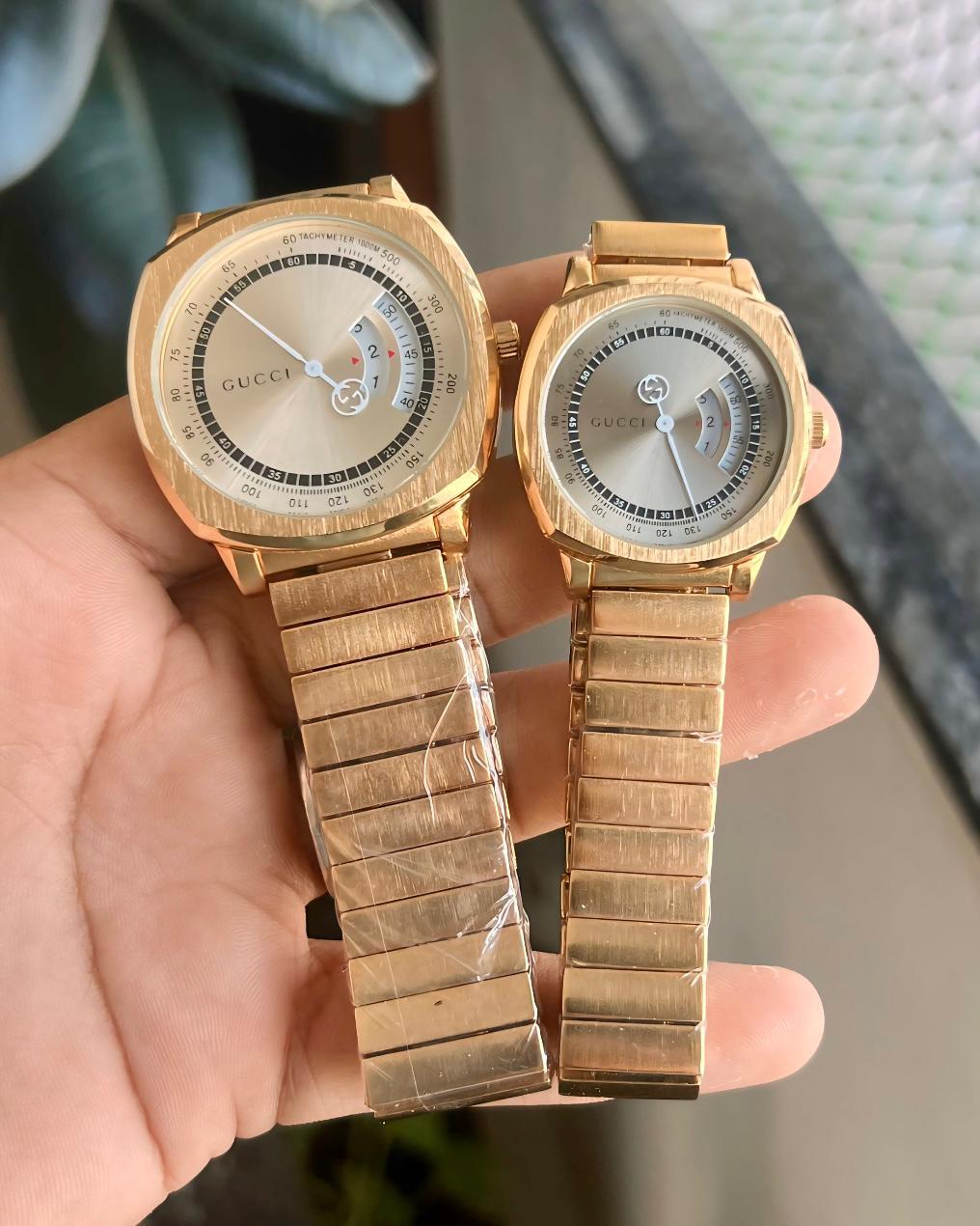 Buy First Copy Gucci couples Watches Quartz Movement - Master Quality 7A Mirror at Lowest Price Online India