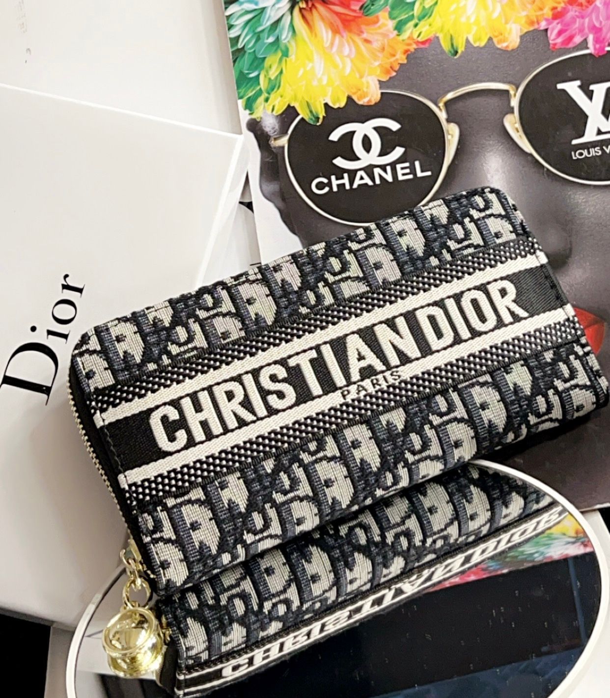 Buy First Copy Christian Dior long wallets - Master Quality 7A Mirror at Lowest Price Online India