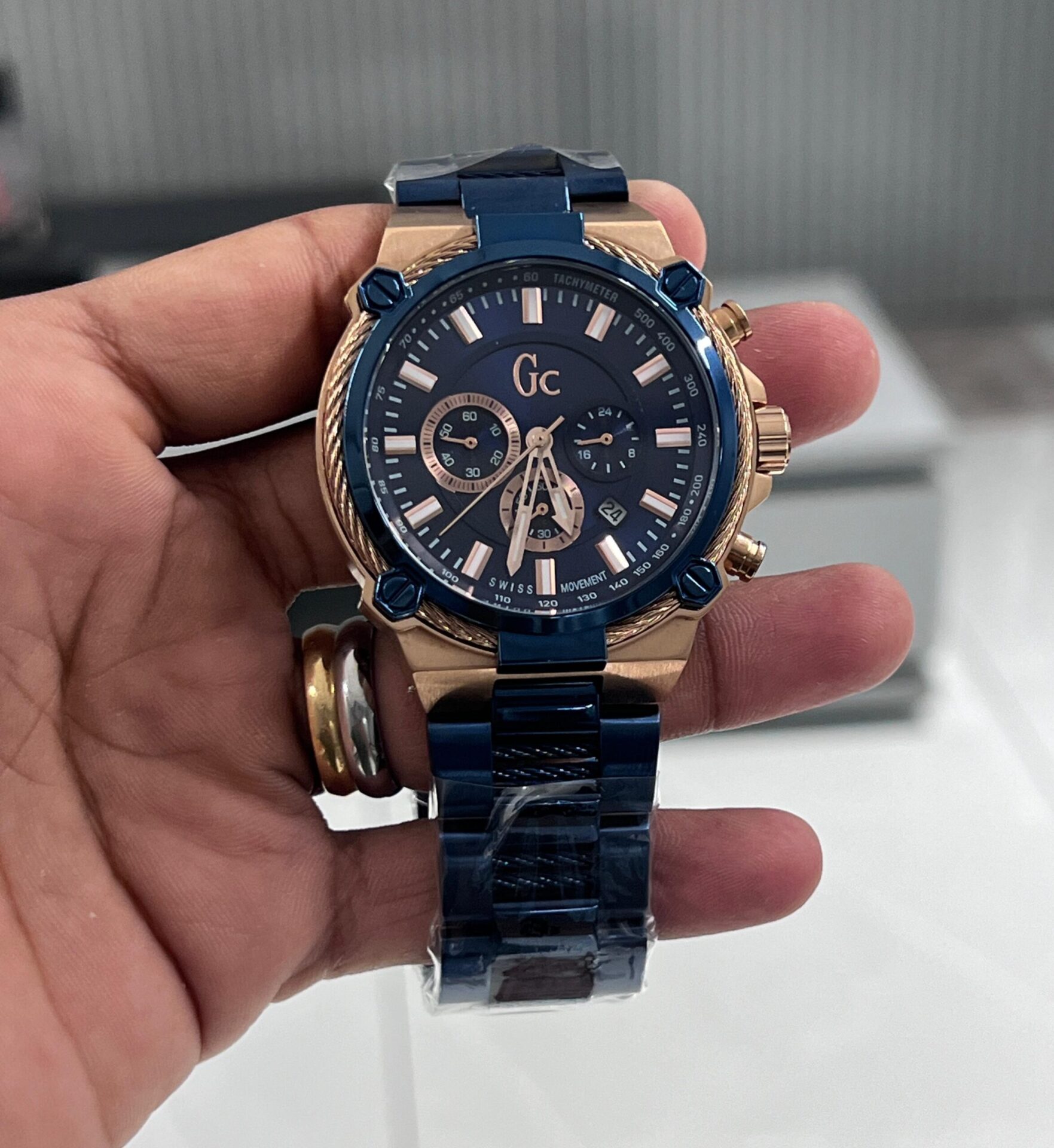 Buy First Copy Gc Battery Operated Men’s Chronograph Watch - Master Quality 7A Mirror at Lowest Price Online India
