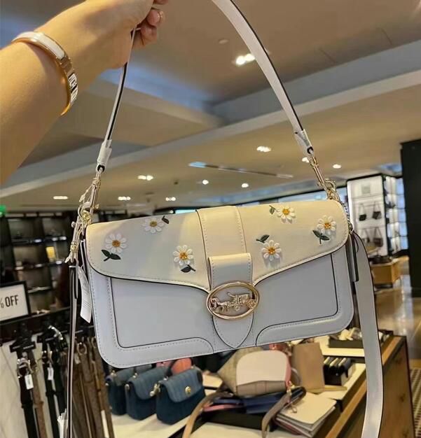 Buy First Copy Coach Georgie Shoulder Signature Bag With Flower Print - Master Quality 7A Mirror at Lowest Price Online India
