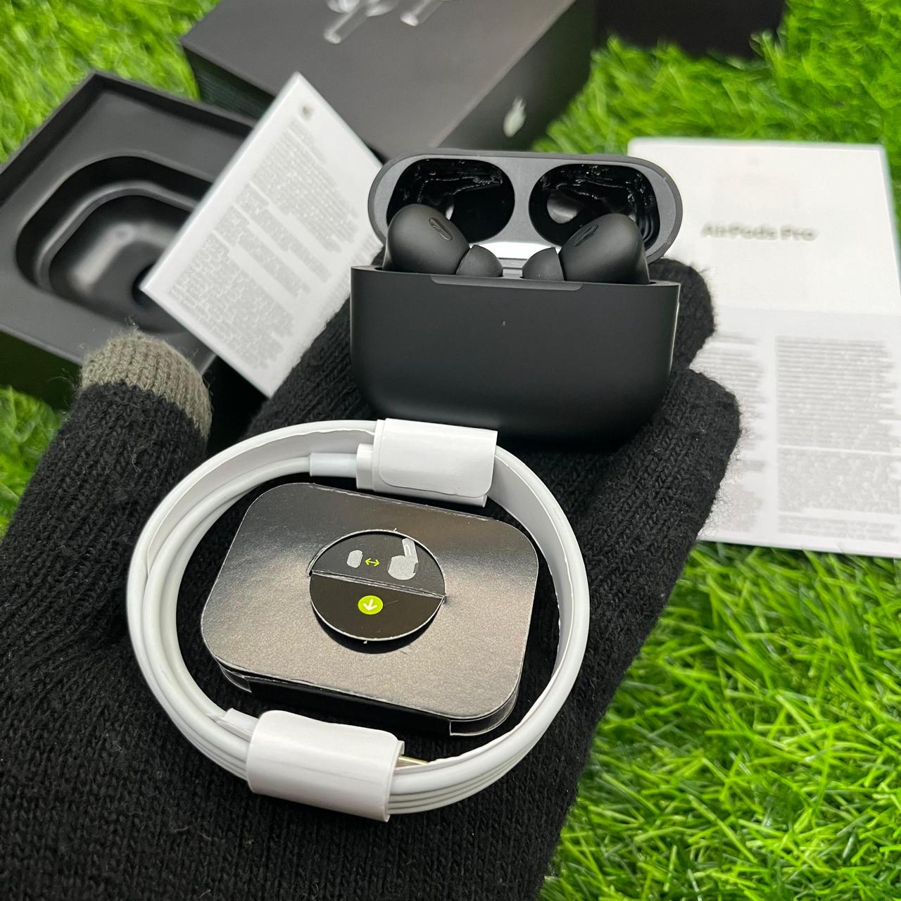Buy First Copy Apple Airpods Pro 2 ( Black Color ) - Master Quality 7A Mirror at Lowest Price Online India