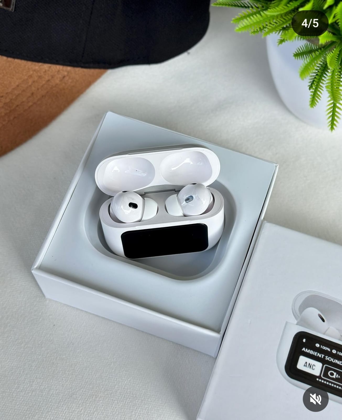 Buy First Copy Airpods Pro 2 With Touch Display - Master Quality 7A Mirror at Lowest Price Online India