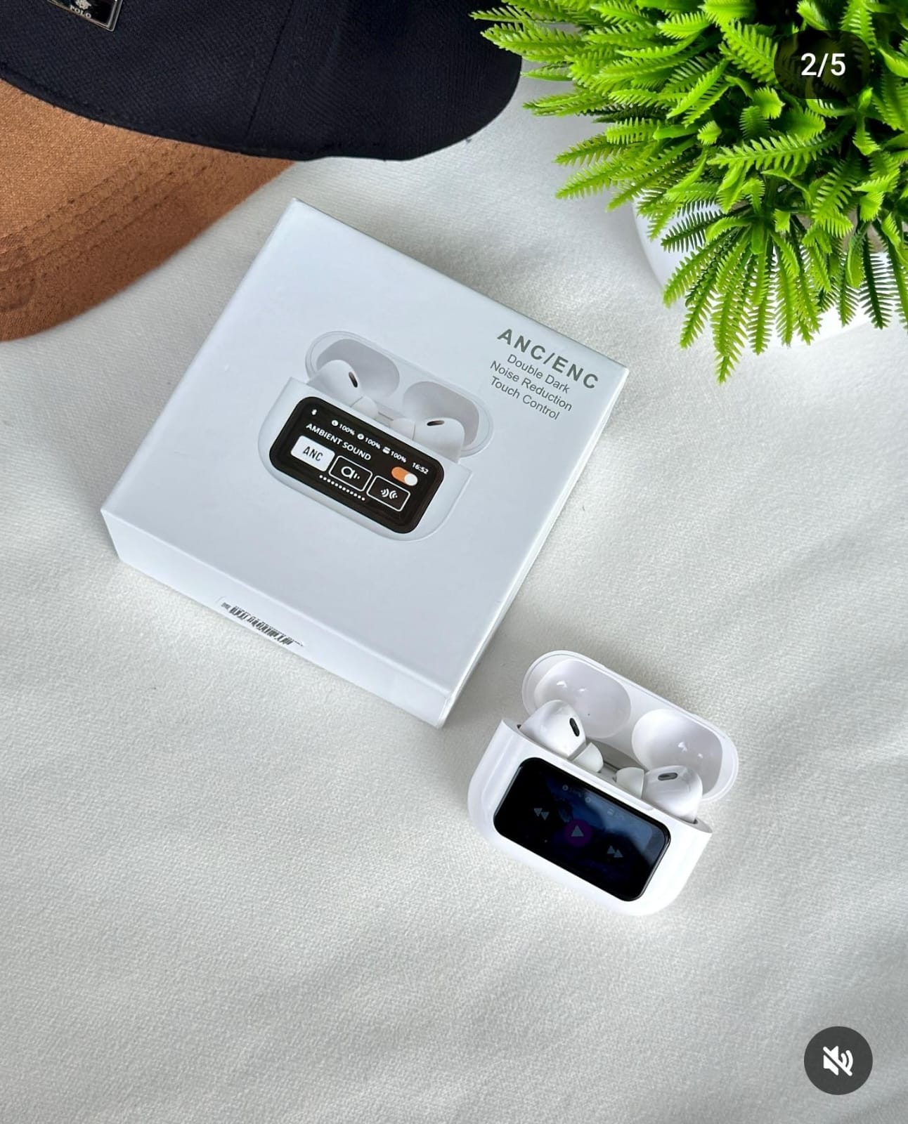 Buy First Copy Airpods Pro 2 With Touch Display - Master Quality 7A Mirror at Lowest Price Online India
