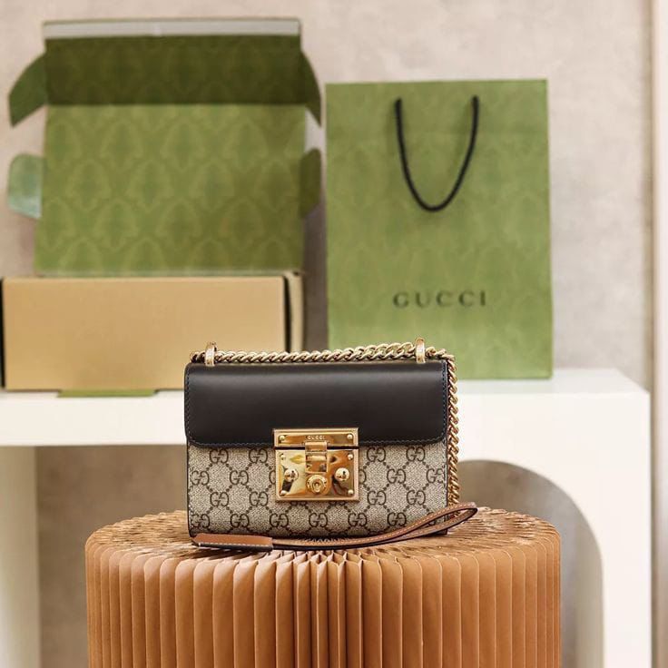 Buy First Copy Gucci Padlock Sling Bag