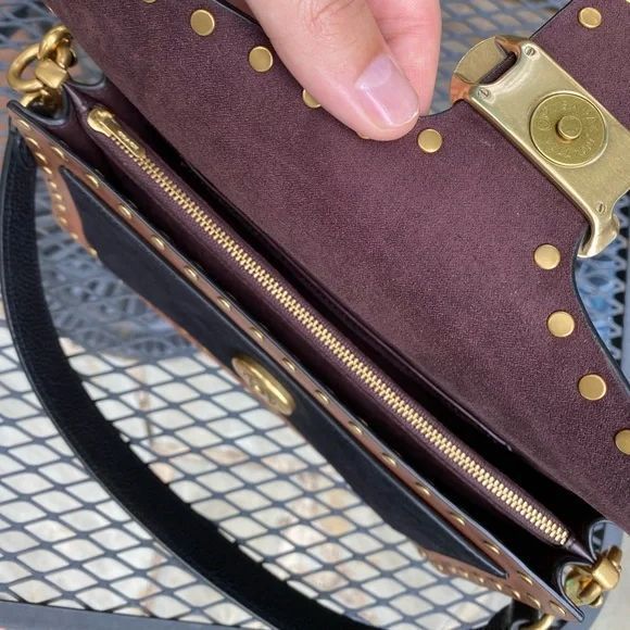 Buy First Copy Coach Tabby Studded Shoulder Bag