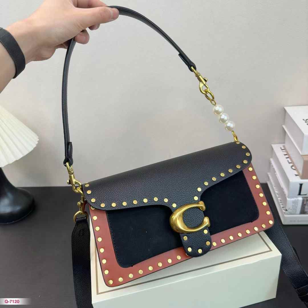 Buy First Copy Coach Tabby Studded Shoulder Bag