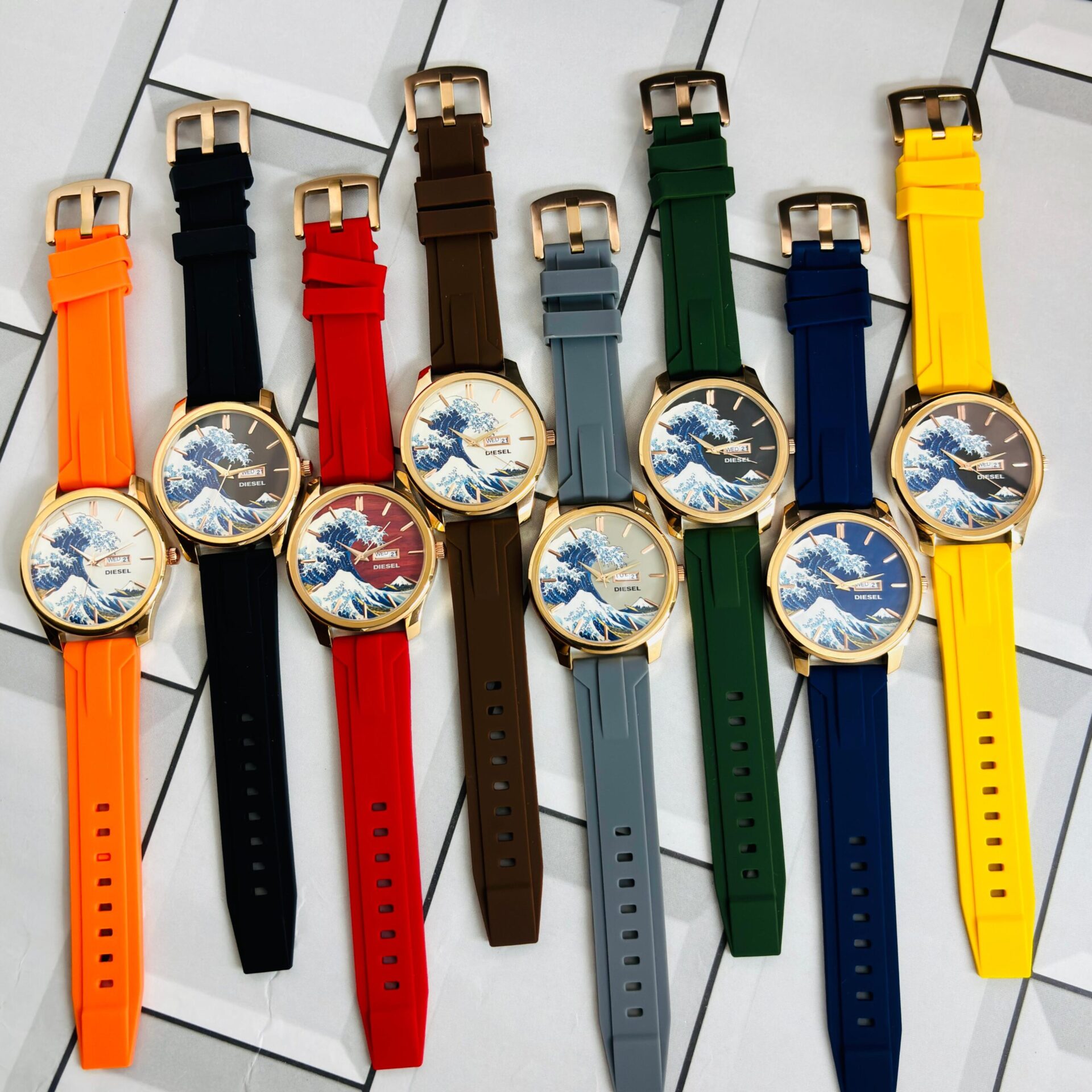 Buy First Copy Diesel Analog Quartz Silicone Strap Watch - Master Quality 7A Mirror at Lowest Price Online India