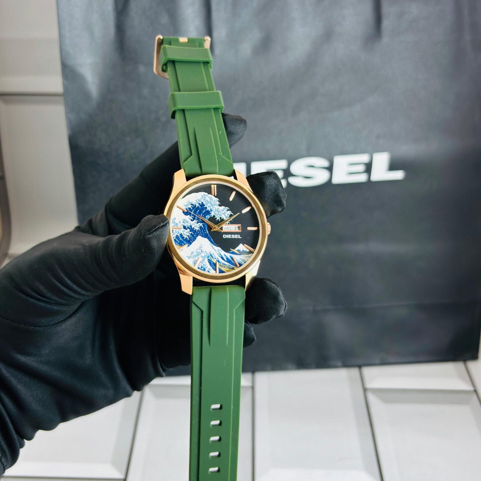 Buy First Copy Diesel Analog Quartz Silicone Strap Watch - Master Quality 7A Mirror at Lowest Price Online India