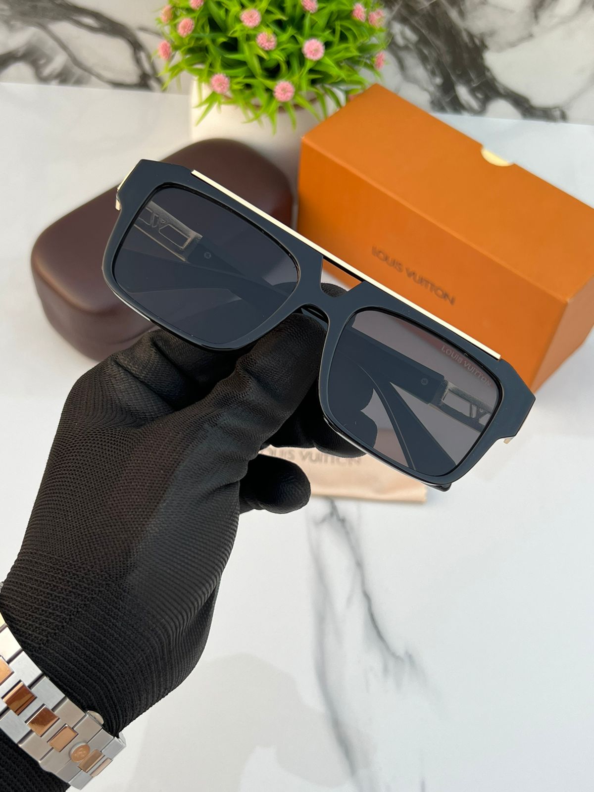 Buy First Copy Louis Vuitton Square Sunglasses - Master Quality 7A Mirror at Lowest Price Online India