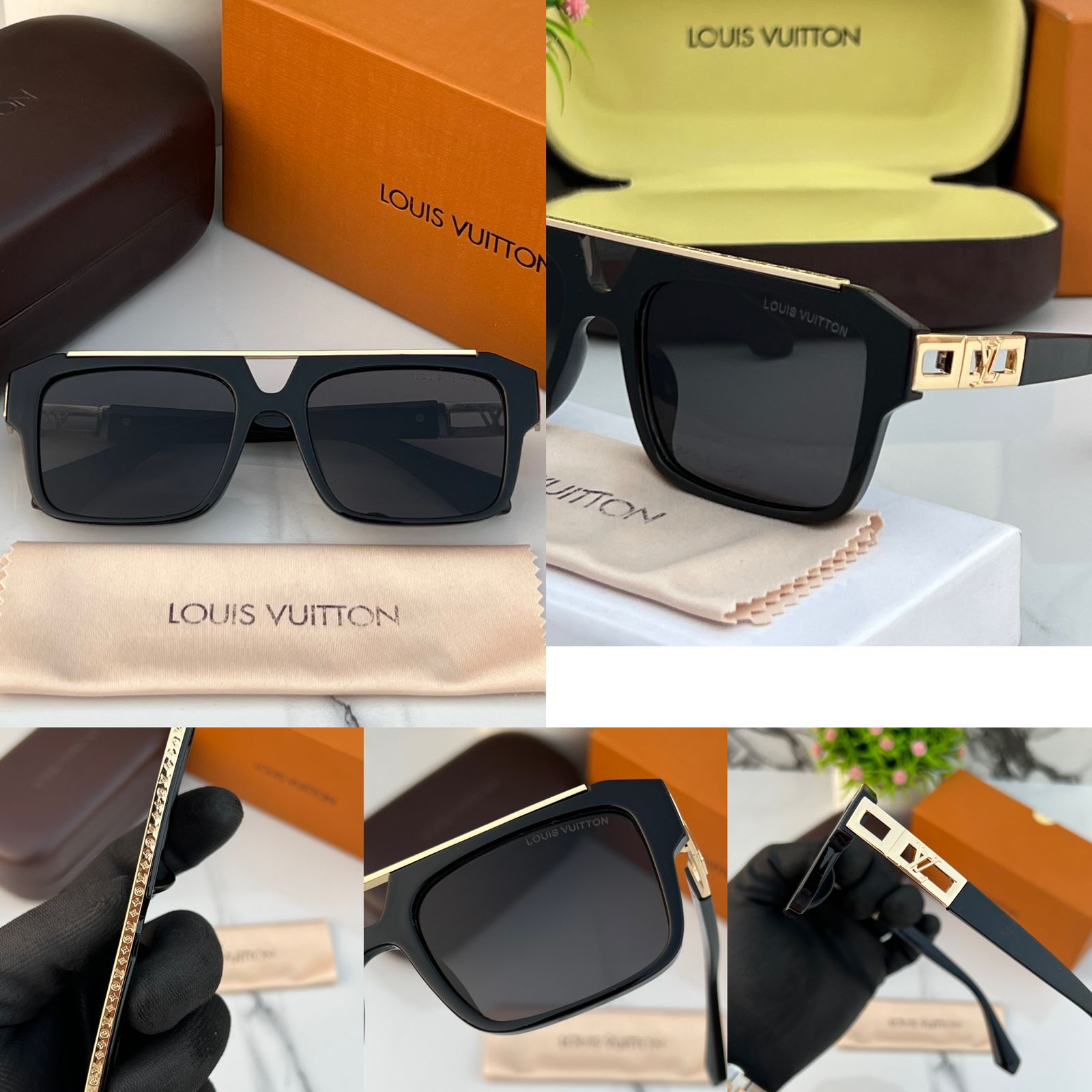 Buy First Copy Louis Vuitton Square Sunglasses - Master Quality 7A Mirror at Lowest Price Online India