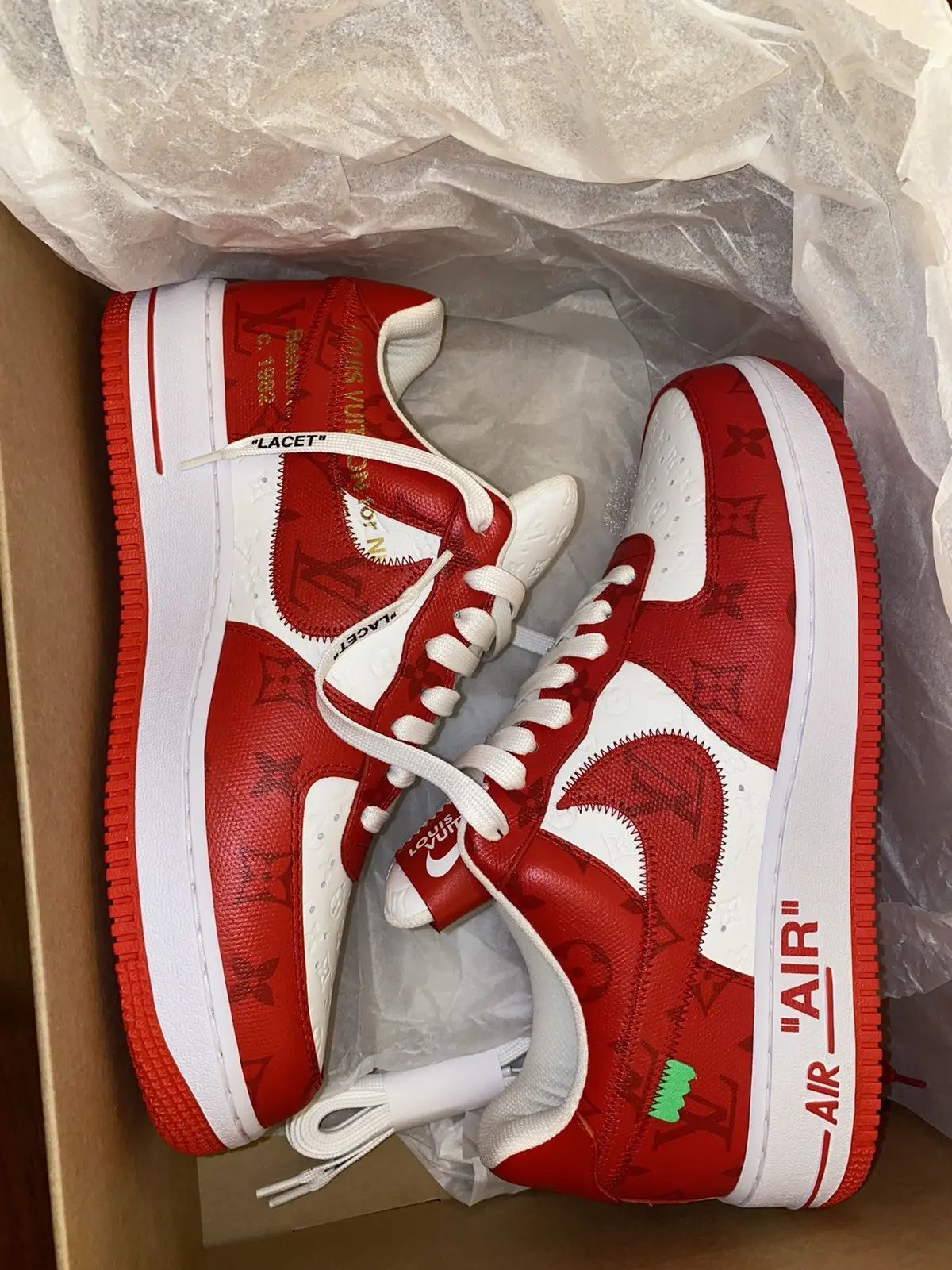Buy First Copy Nike Air Force 1 Low X Louis Vuitton Sneakers - Master Quality 7A Mirror at Lowest Price Online India