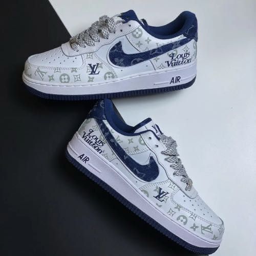 Buy First Copy Nike Air Force 1 Low X Louis Vuitton Sneakers - Master Quality 7A Mirror at Lowest Price Online India