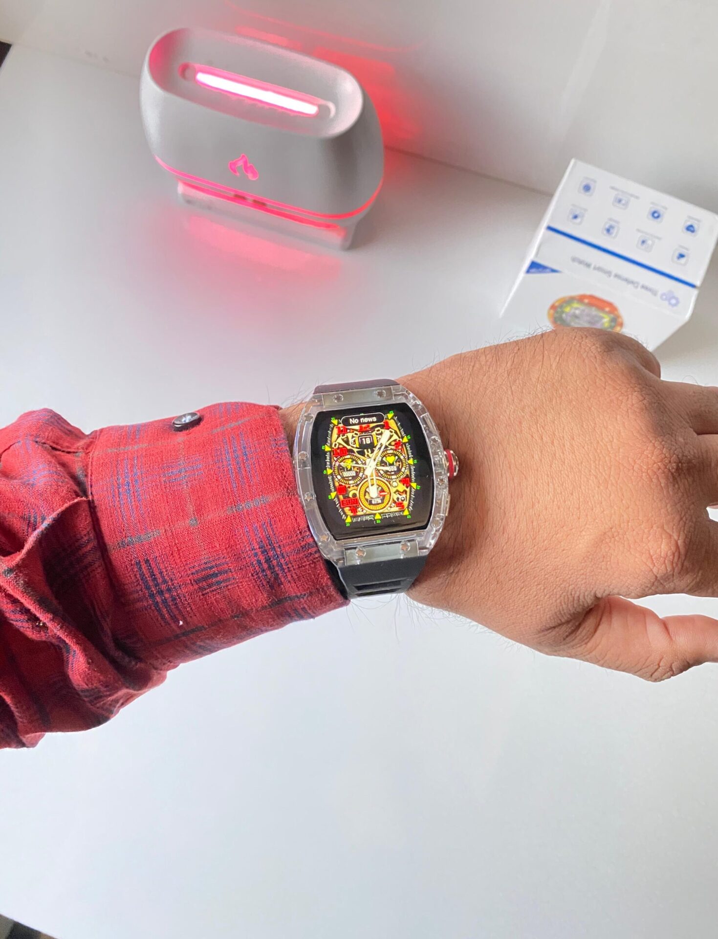 Buy First Copy Richard Mille Design WS6 Smartwatch - Master Quality 7A Mirror at Lowest Price Online India