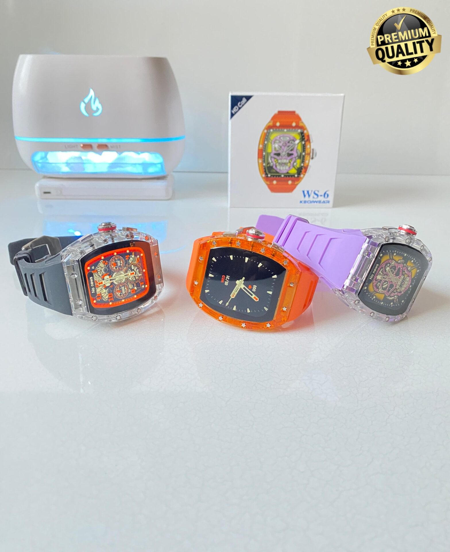 Buy First Copy Richard Mille Design WS6 Smartwatch - Master Quality 7A Mirror at Lowest Price Online India