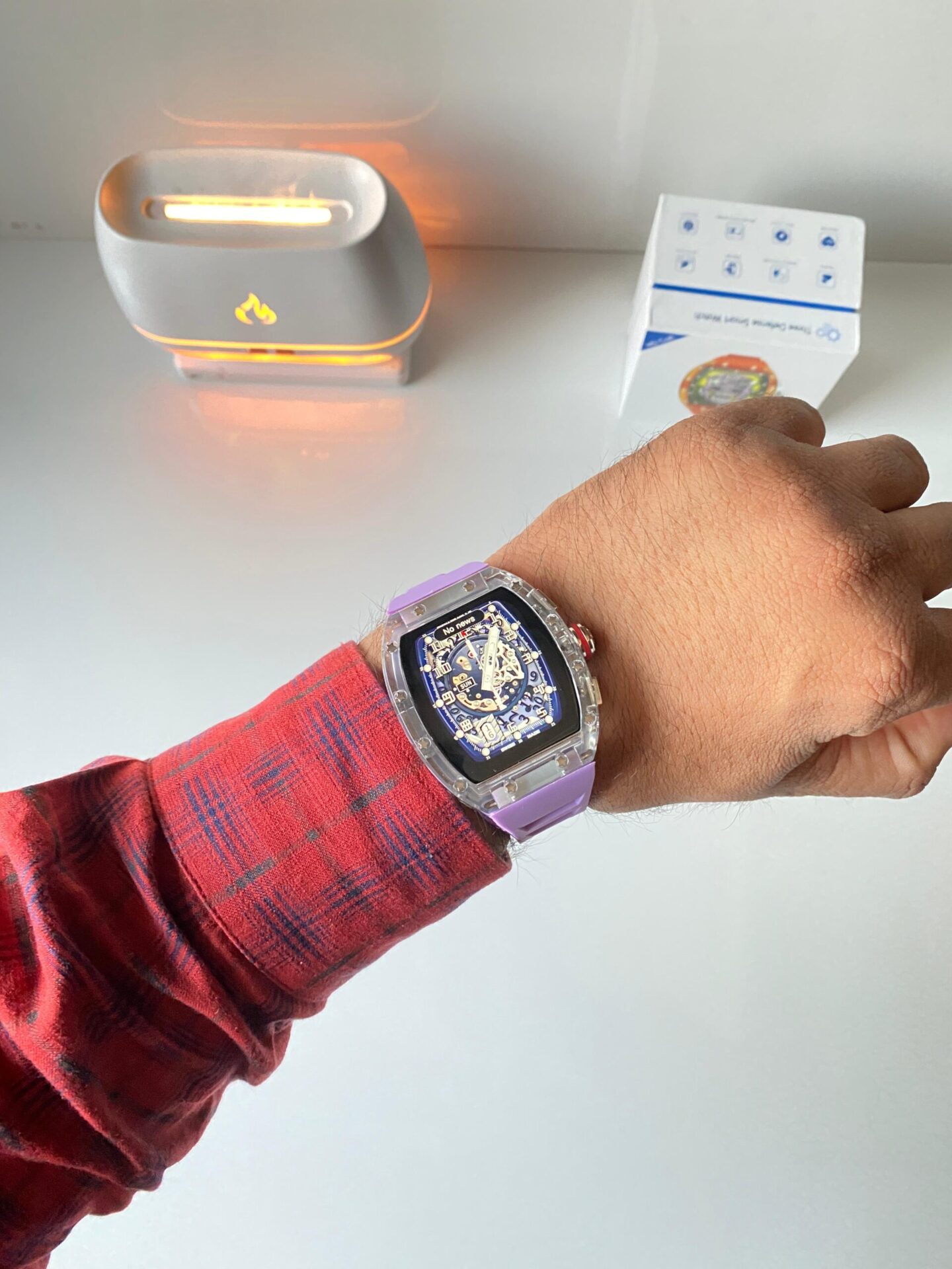 Buy First Copy Richard Mille Design WS6 Smartwatch - Master Quality 7A Mirror at Lowest Price Online India