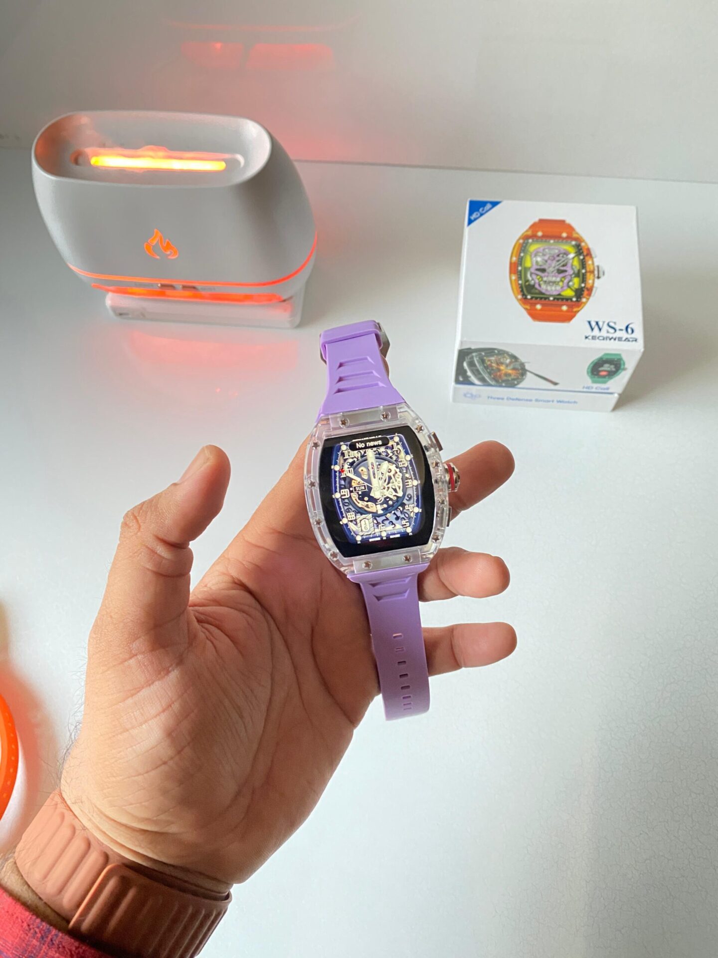 Buy First Copy Richard Mille Design WS6 Smartwatch - Master Quality 7A Mirror at Lowest Price Online India