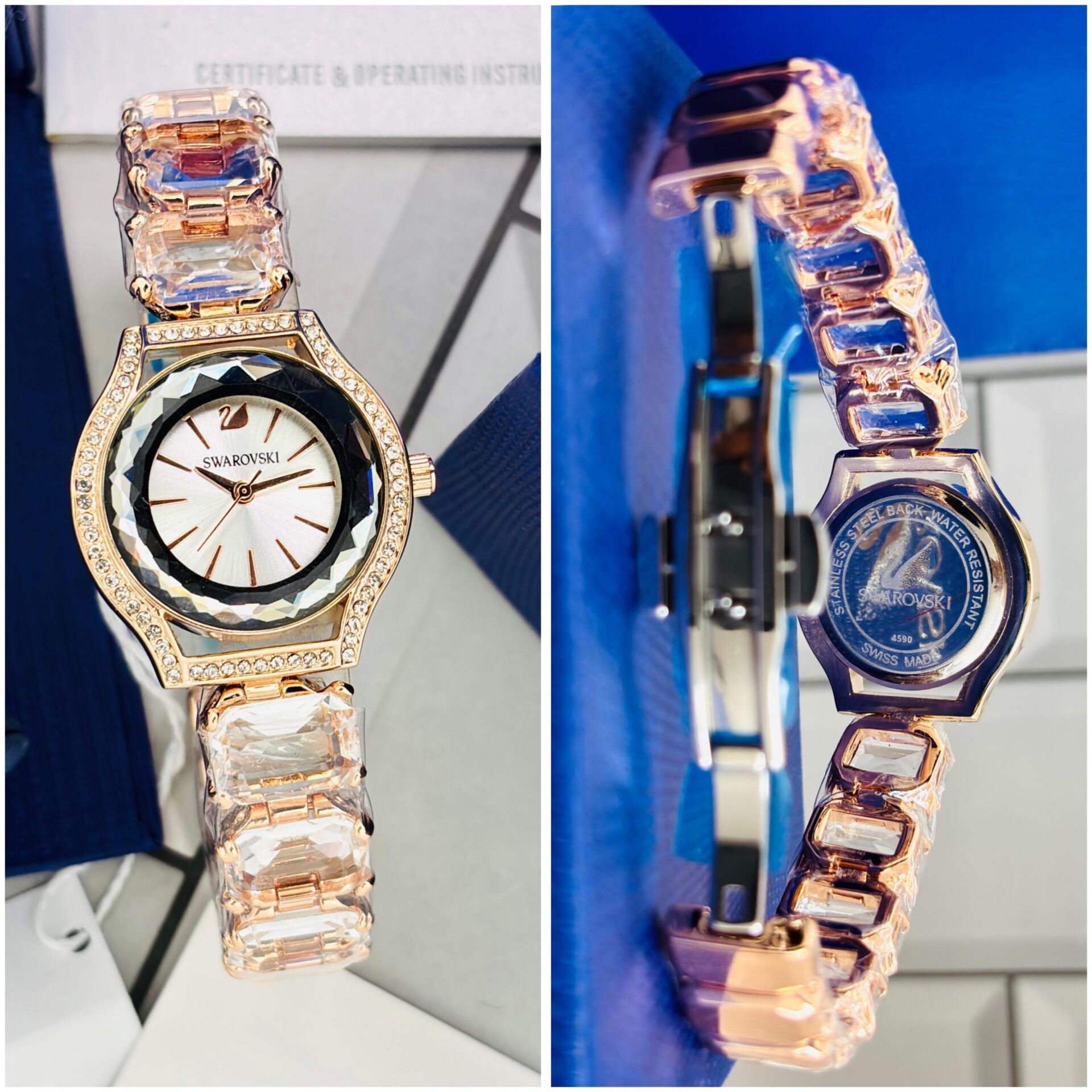 Buy First Copy Swarovski Millenia Ladies Watch Octagon 5630837 23mm - Master Quality 7A Mirror at Lowest Price Online India
