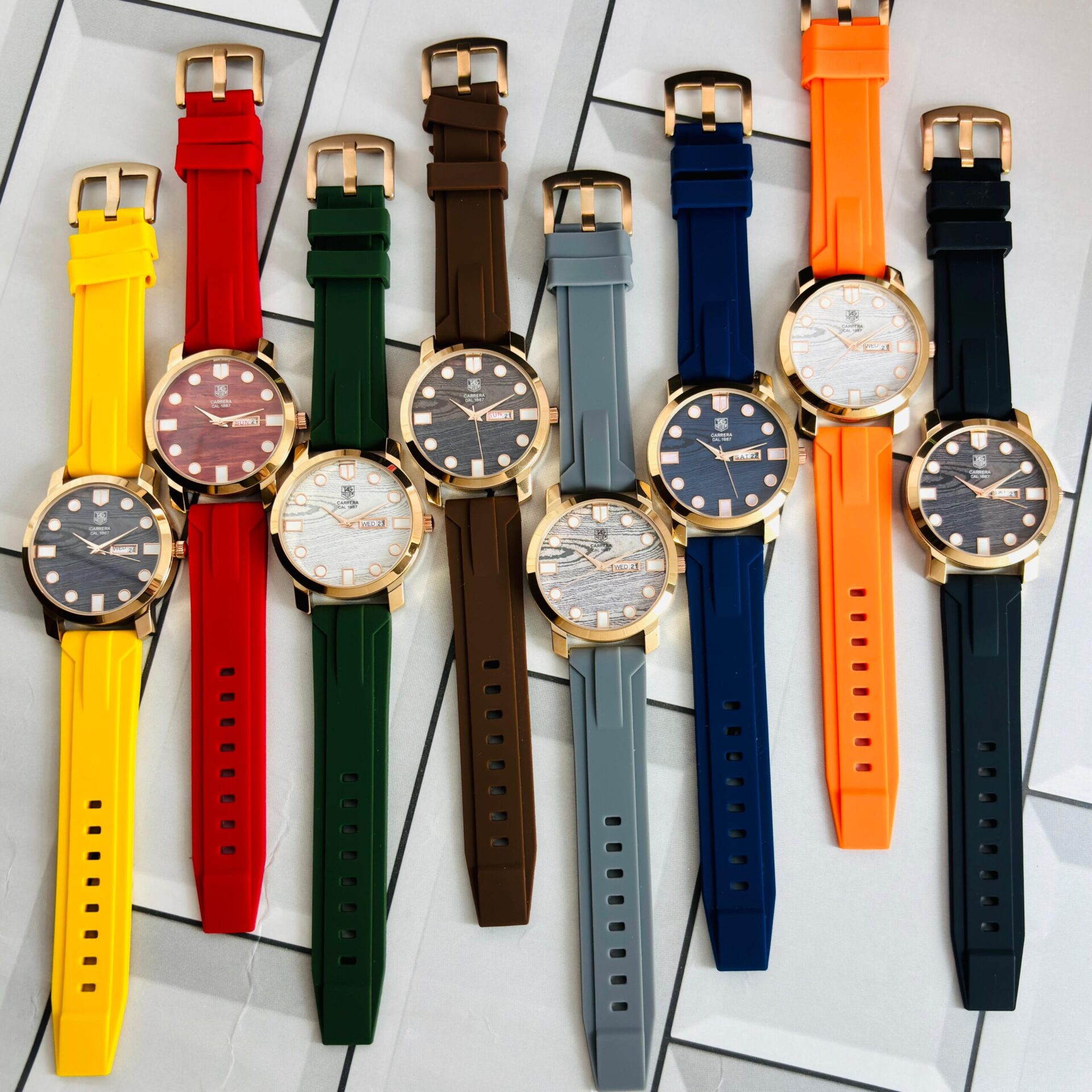 Buy First Copy Tag Heuer Analog Quartz Silicone Strap Watch - Master Quality 7A Mirror at Lowest Price Online India