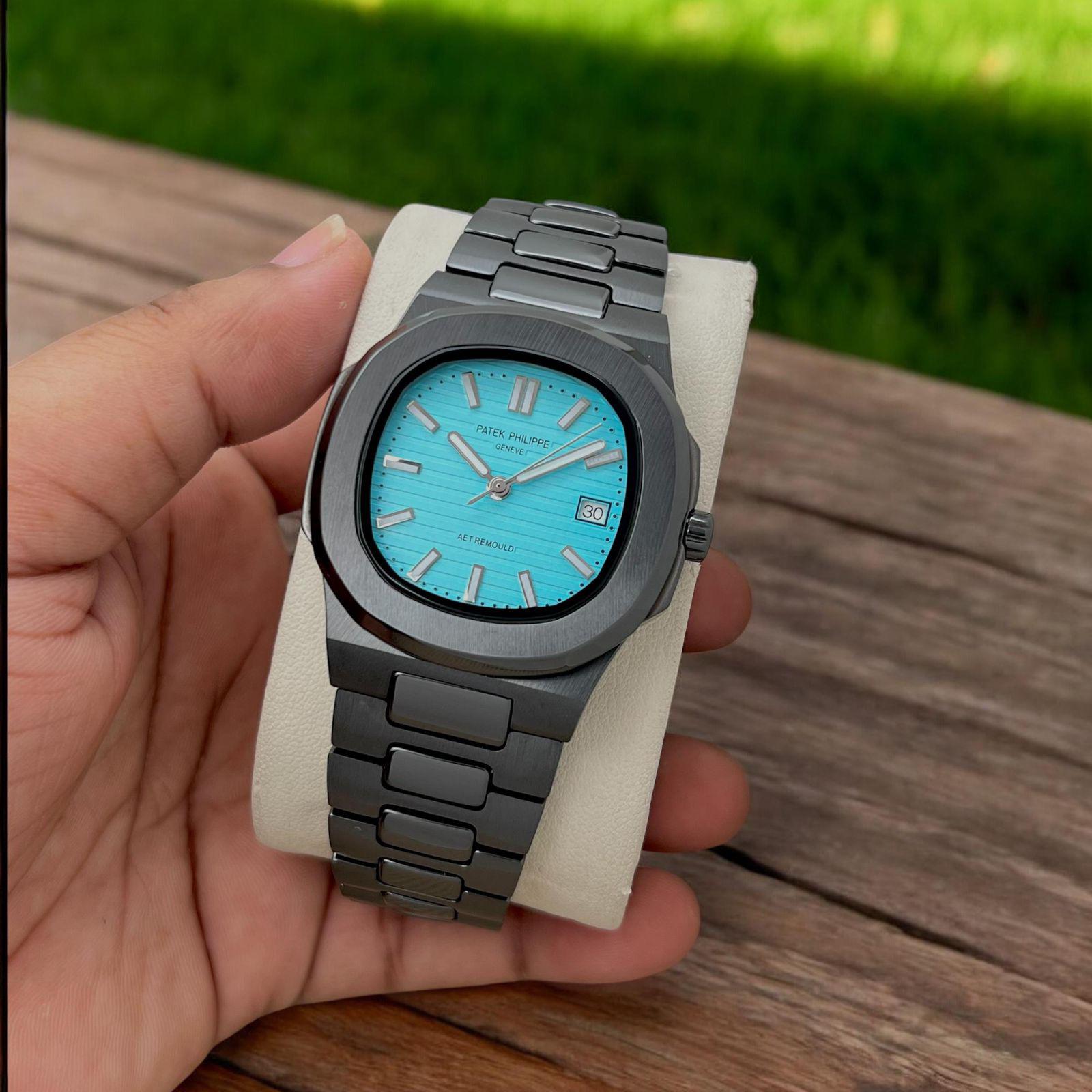 Buy First Copy Patek Philippe Royal Oak Ceramic Men’s Watches 43mm - Master Quality 7A Mirror at Lowest Price Online India