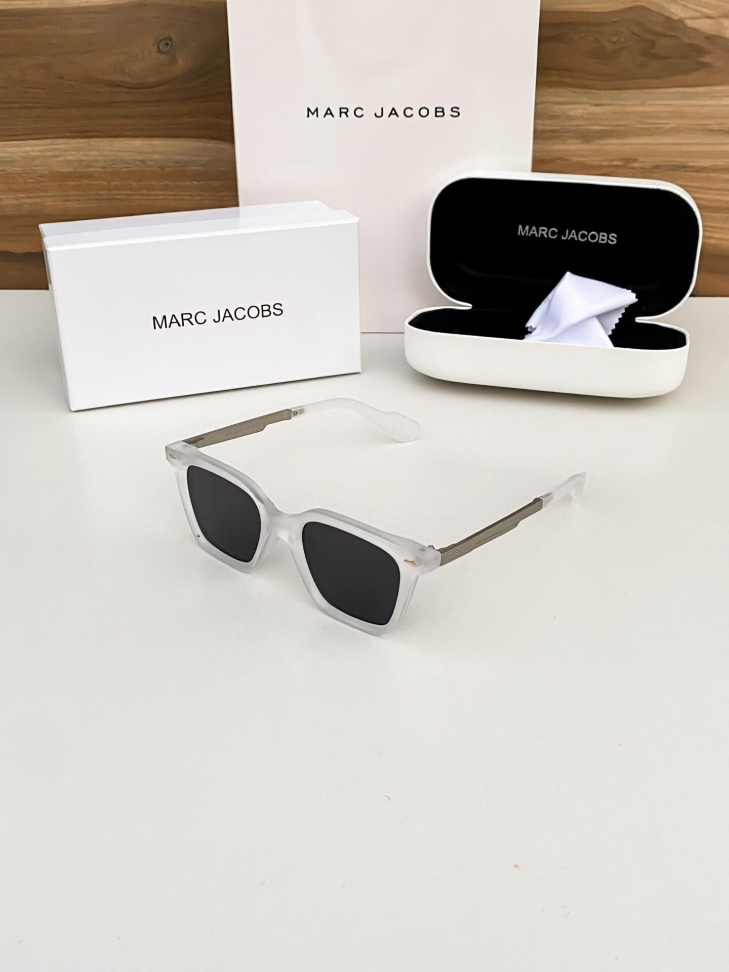 Buy First Copy Marc Jacobs White Sunglasses For Men - Master Quality 7A Mirror at Lowest Price Online India