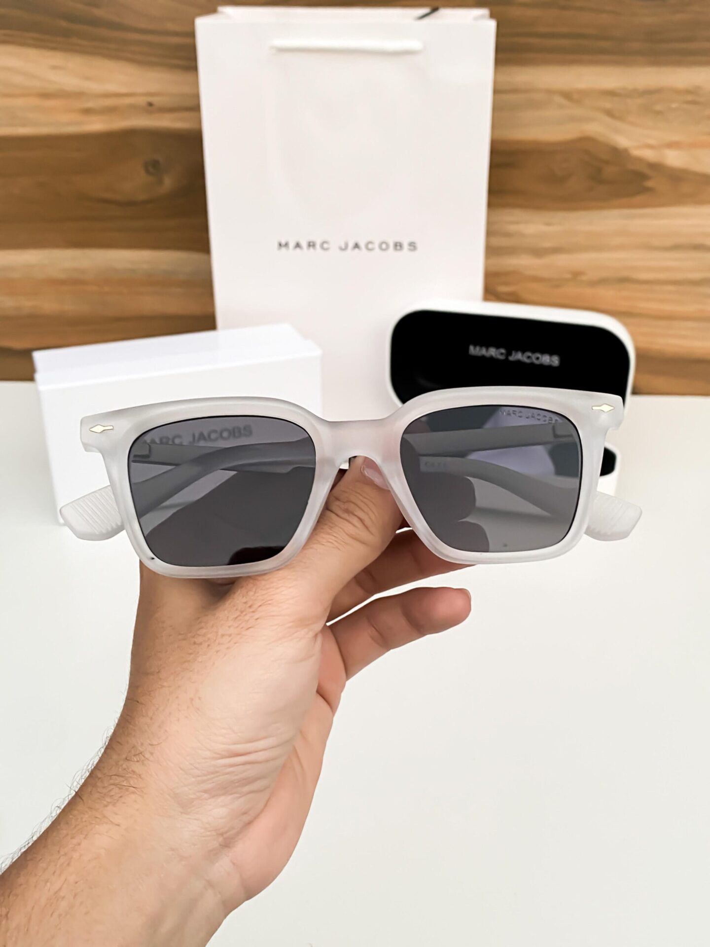 Buy First Copy Marc Jacobs White Sunglasses For Men - Master Quality 7A Mirror at Lowest Price Online India