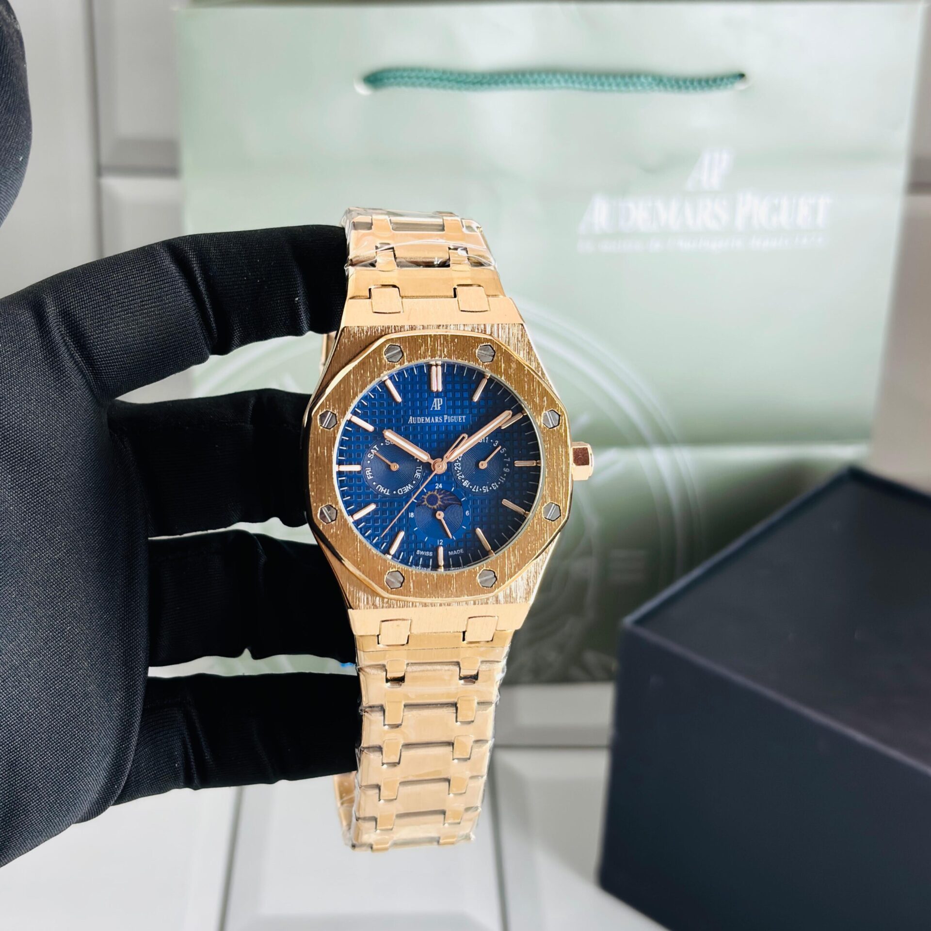 Buy First Copy Audemars Piguet Royal Oak Perpetual Calendar Men’s Watch 42mm - Master Quality 7A Mirror at Lowest Price Online India
