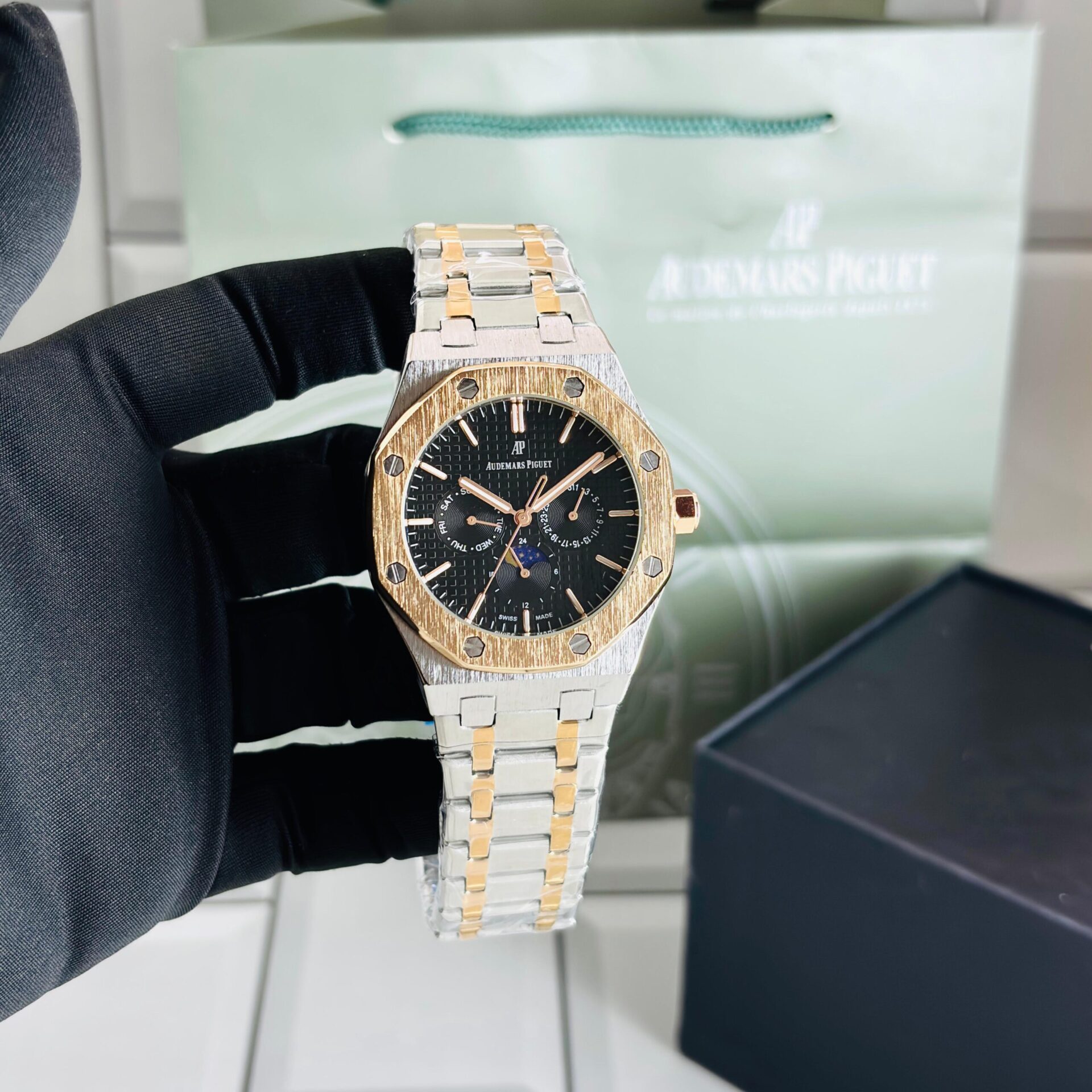 Buy First Copy Audemars Piguet Royal Oak Perpetual Calendar Men’s Watch 42mm - Master Quality 7A Mirror at Lowest Price Online India