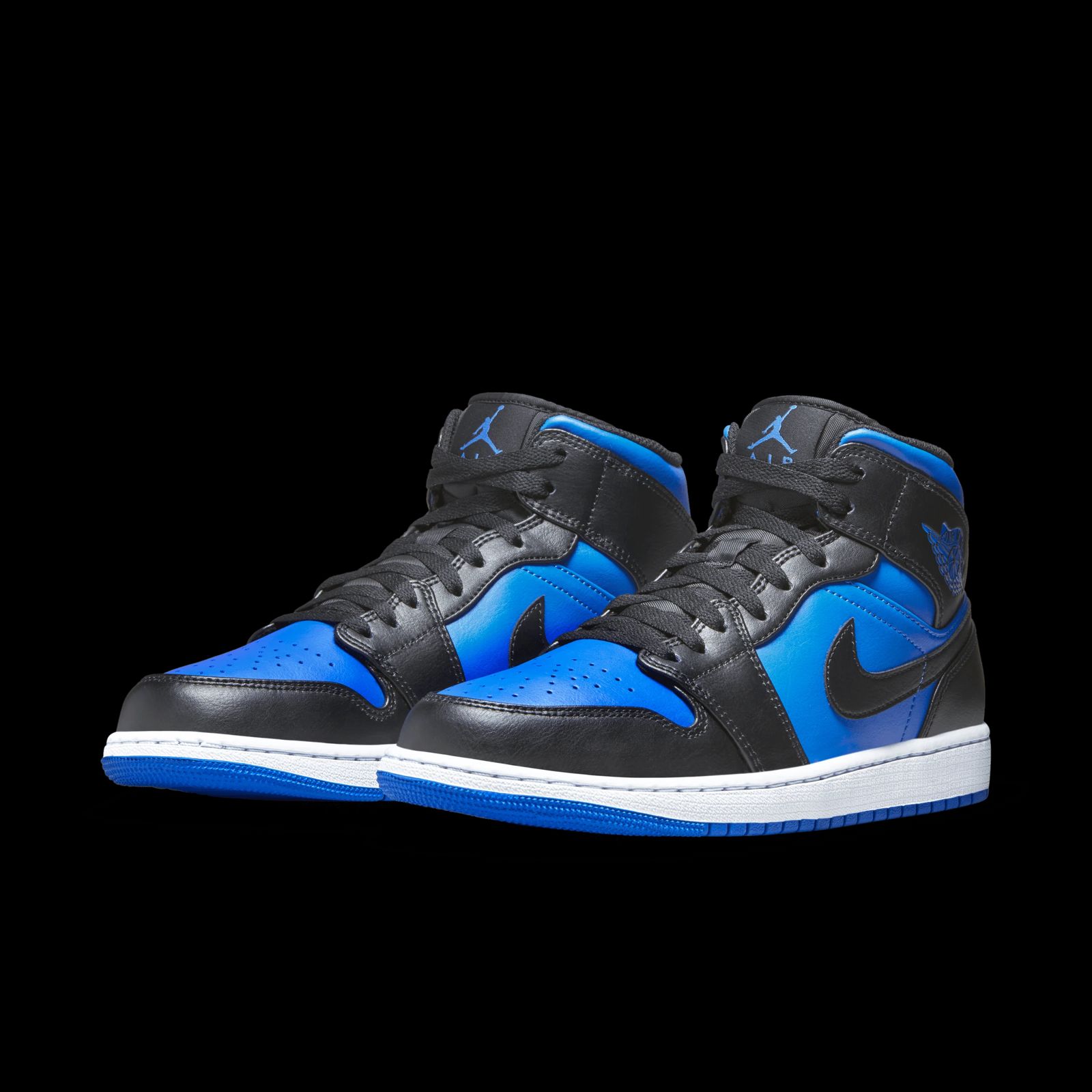 Buy First Copy Air Jordan One High Black & Blue Men’s Shoes - Master Quality 7A Mirror at Lowest Price Online India