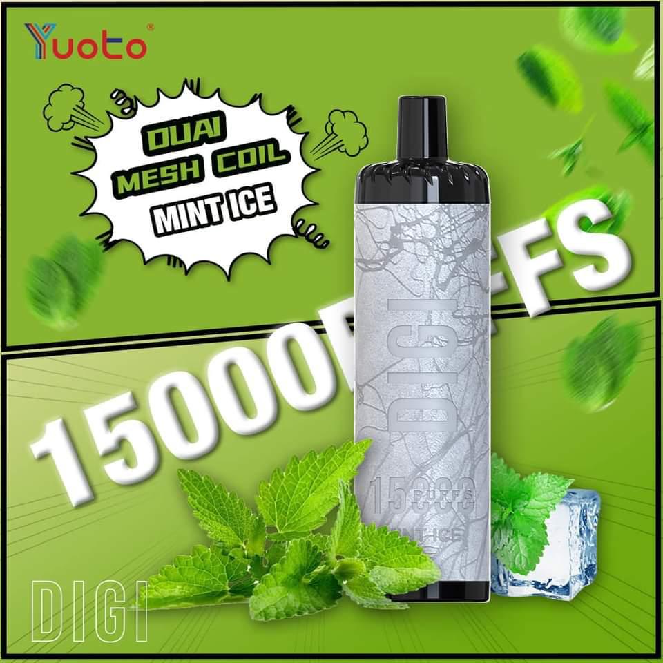 Buy First Copy Yuoto Digi 15000 Puffs Dual Mesh Disposable Vape - Master Quality 7A Mirror at Lowest Price Online India