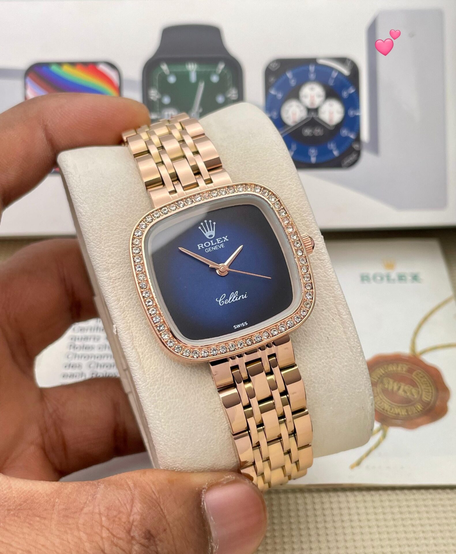 Buy First Copy Rolex Metal Chain Women Watches - Master Quality 7A Mirror at Lowest Price Online India