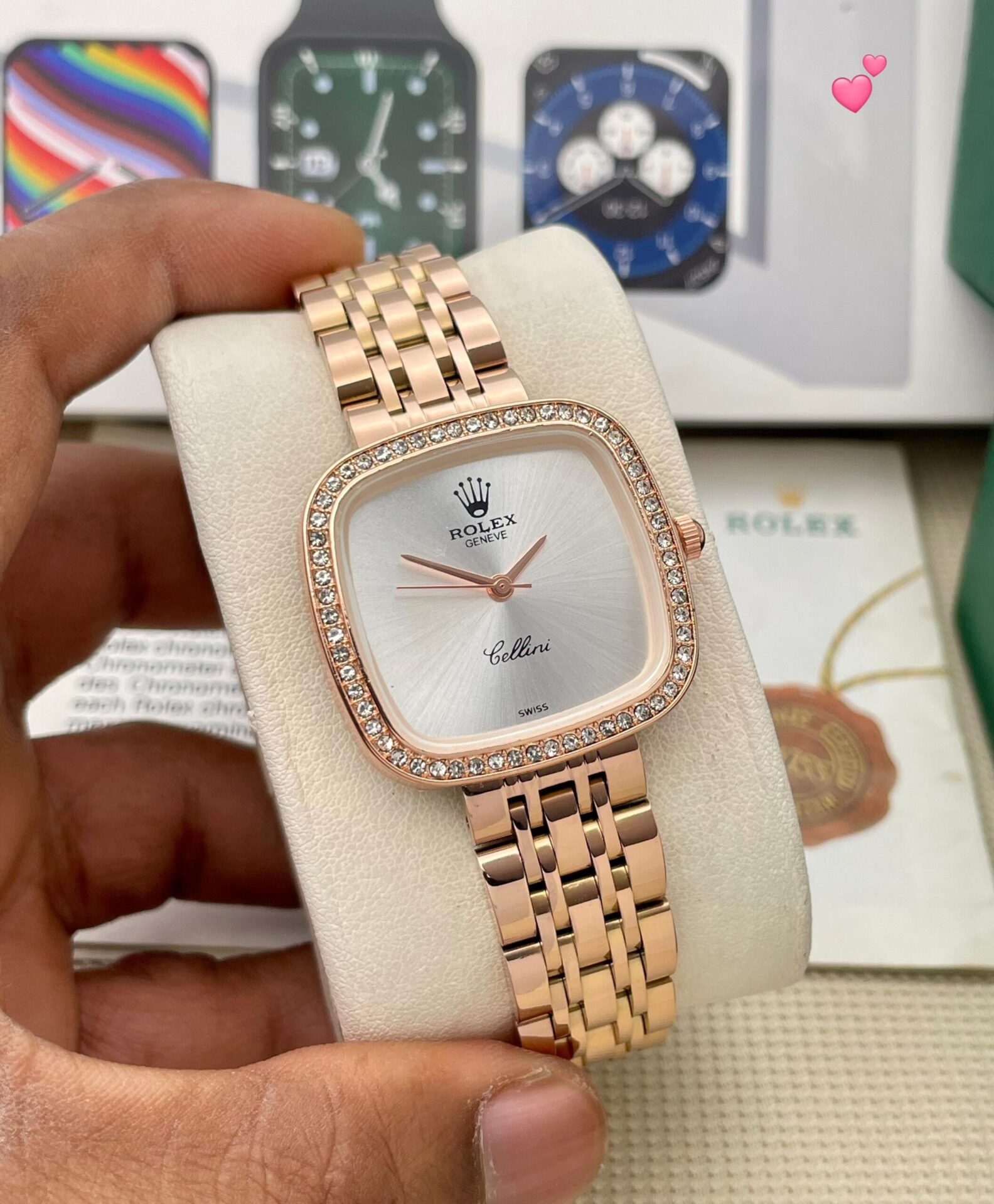 Buy First Copy Rolex Metal Chain Women Watches - Master Quality 7A Mirror at Lowest Price Online India