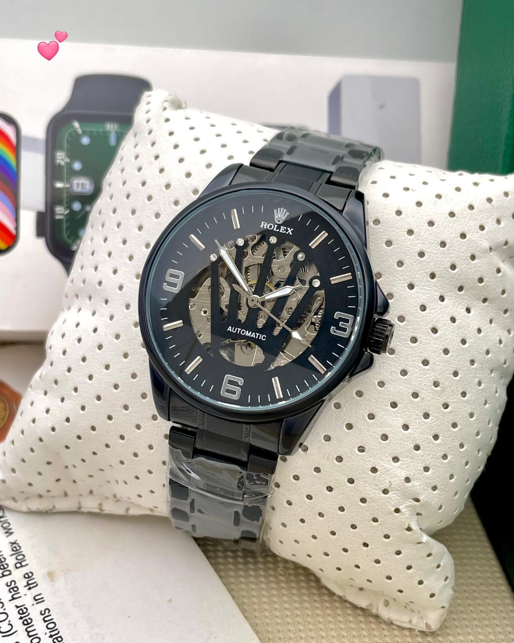 Buy First Copy Rolex Men’s Automatic Watches In Black Series 44mm - Master Quality 7A Mirror at Lowest Price Online India