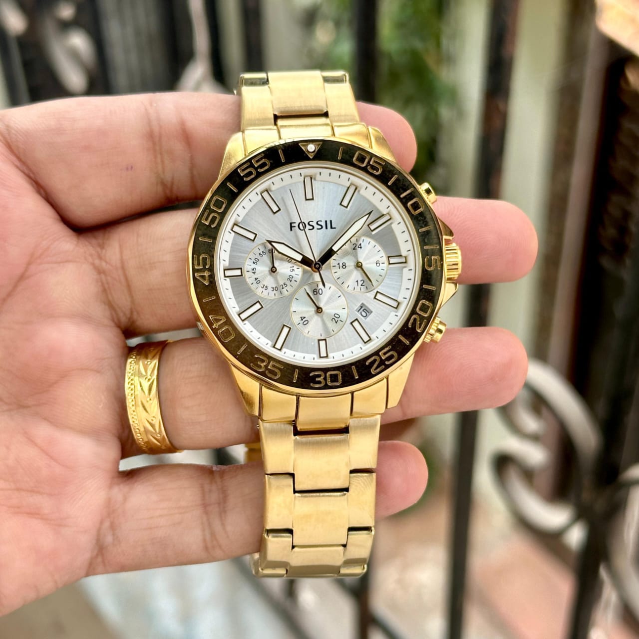 Buy First Copy Fossil Bannon Men Chronograph Watch 45mm - Master Quality 7A Mirror at Lowest Price Online India