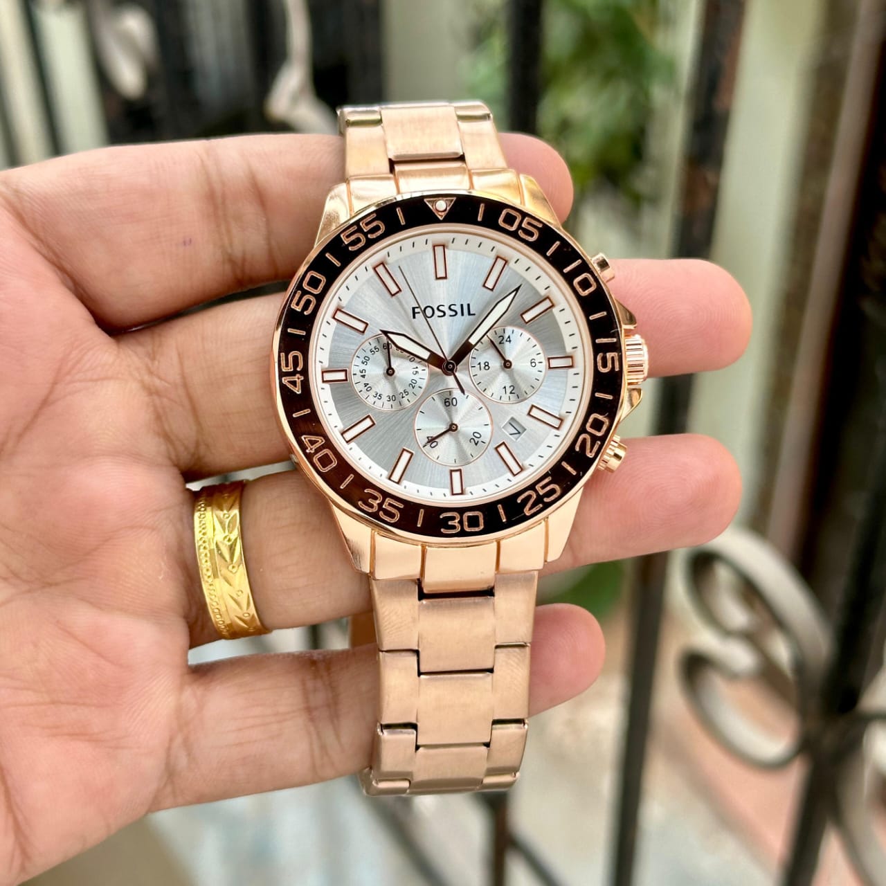 Buy First Copy Fossil Bannon Men Chronograph Watch 45mm - Master Quality 7A Mirror at Lowest Price Online India