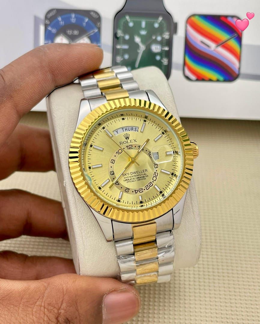 Buy First Copy Rolex Oyster Perpetual Sky-dweller Men’s Watches - Master Quality 7A Mirror at Lowest Price Online India