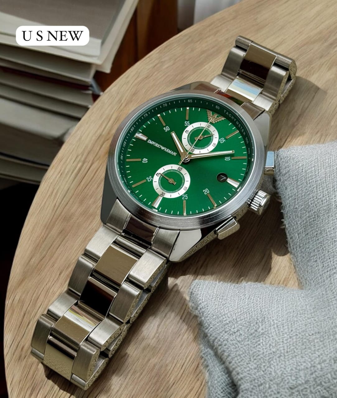 Buy First Copy Emporio Armani Metal Strap Men’s Chronograph Watch - Master Quality 7A Mirror at Lowest Price Online India