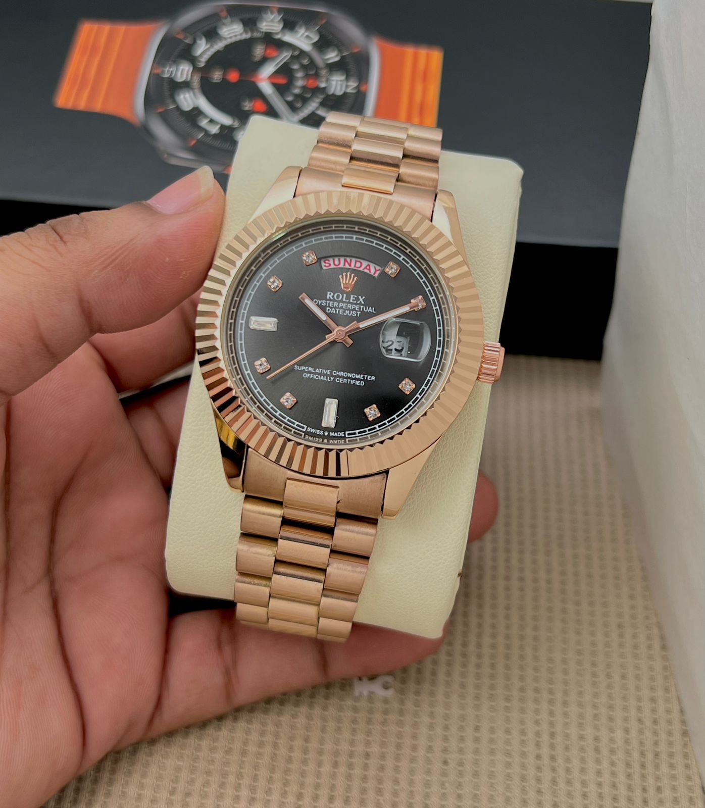 Buy First Copy Rolex Oyster Perpetual Datejust Men’s Watch - Master Quality 7A Mirror at Lowest Price Online India