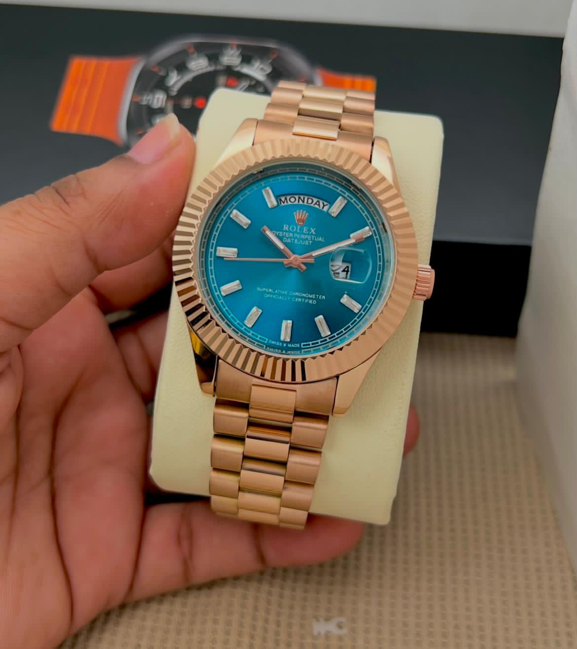 Buy First Copy Rolex Oyster Perpetual Datejust Men’s Watch - Master Quality 7A Mirror at Lowest Price Online India