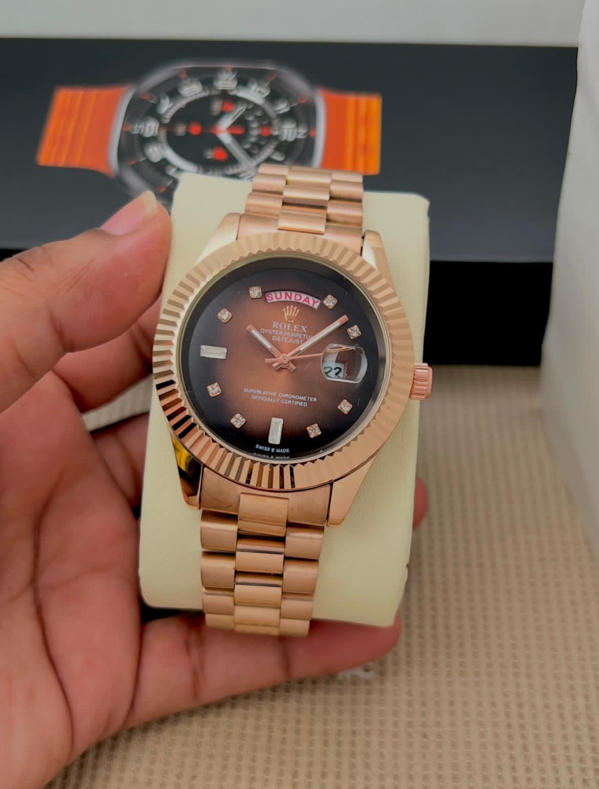 Buy First Copy Rolex Oyster Perpetual Datejust Men’s Watch - Master Quality 7A Mirror at Lowest Price Online India
