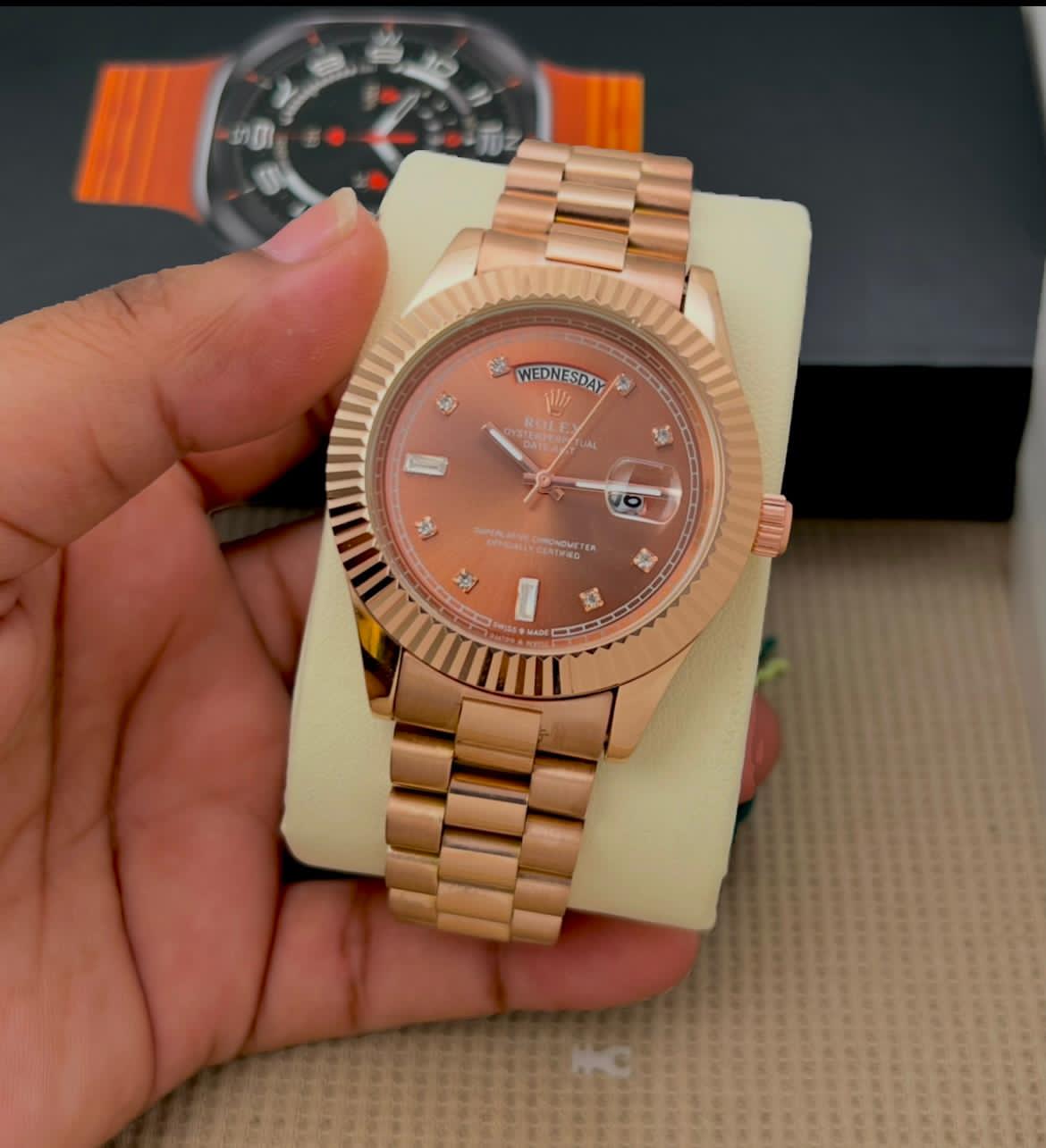 Buy First Copy Rolex Oyster Perpetual Datejust Men’s Watch - Master Quality 7A Mirror at Lowest Price Online India