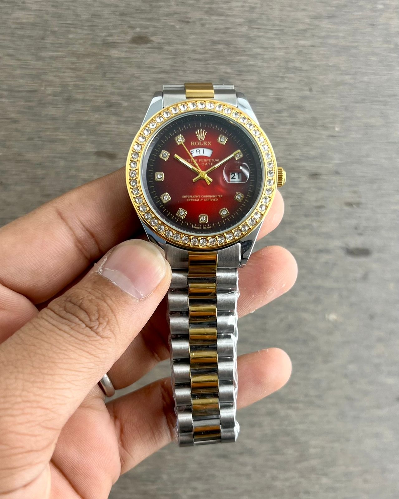 Buy First Copy Rolex Oyster Perpetual Day-date Men’s Watch - Master Quality 7A Mirror at Lowest Price Online India