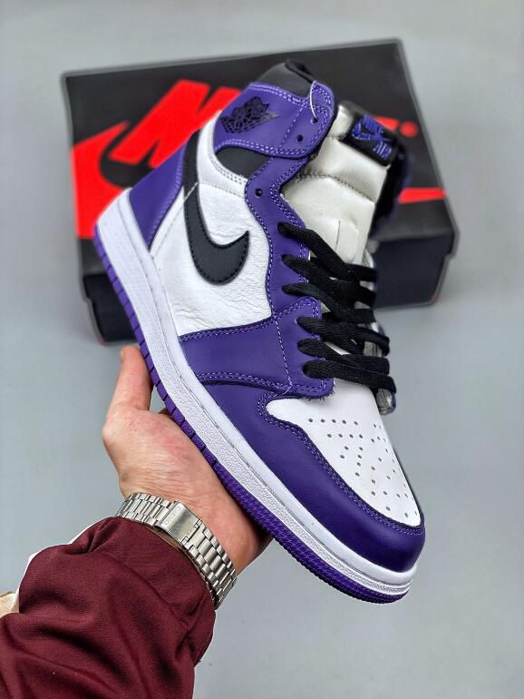 Buy First Copy Air Jordan One High Sneakers For Women (Purple) - Master Quality 7A Mirror at Lowest Price Online India