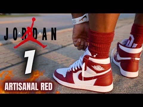 Buy First Copy Air Jordan One High Sneakers For Women Red - Master Quality 7A Mirror at Lowest Price Online India