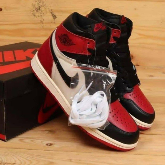 Buy First Copy Air Jordan One High Sneakers For Women Red - Master Quality 7A Mirror at Lowest Price Online India