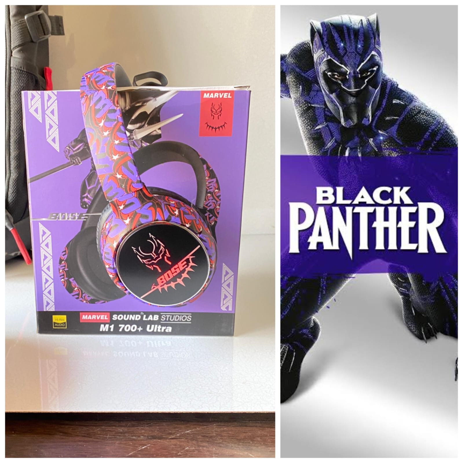 Buy First Copy Bose M1 (Black Panther Marvel Edition) Wireless Headphone - Master Quality 7A Mirror at Lowest Price Online India